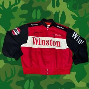 vintage 90s Winston No Bull Racing jacket Size XXL